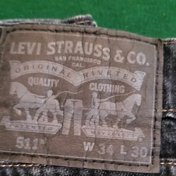 Men's Levi's 511 Blue Jeans. Size 34x30 - Picture 1 of 2